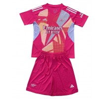 Arsenal Bramkarskie Koszulka Wyjazdowa dzieci 2024-25 Krótki Rękaw (+ krótkie spodenki)